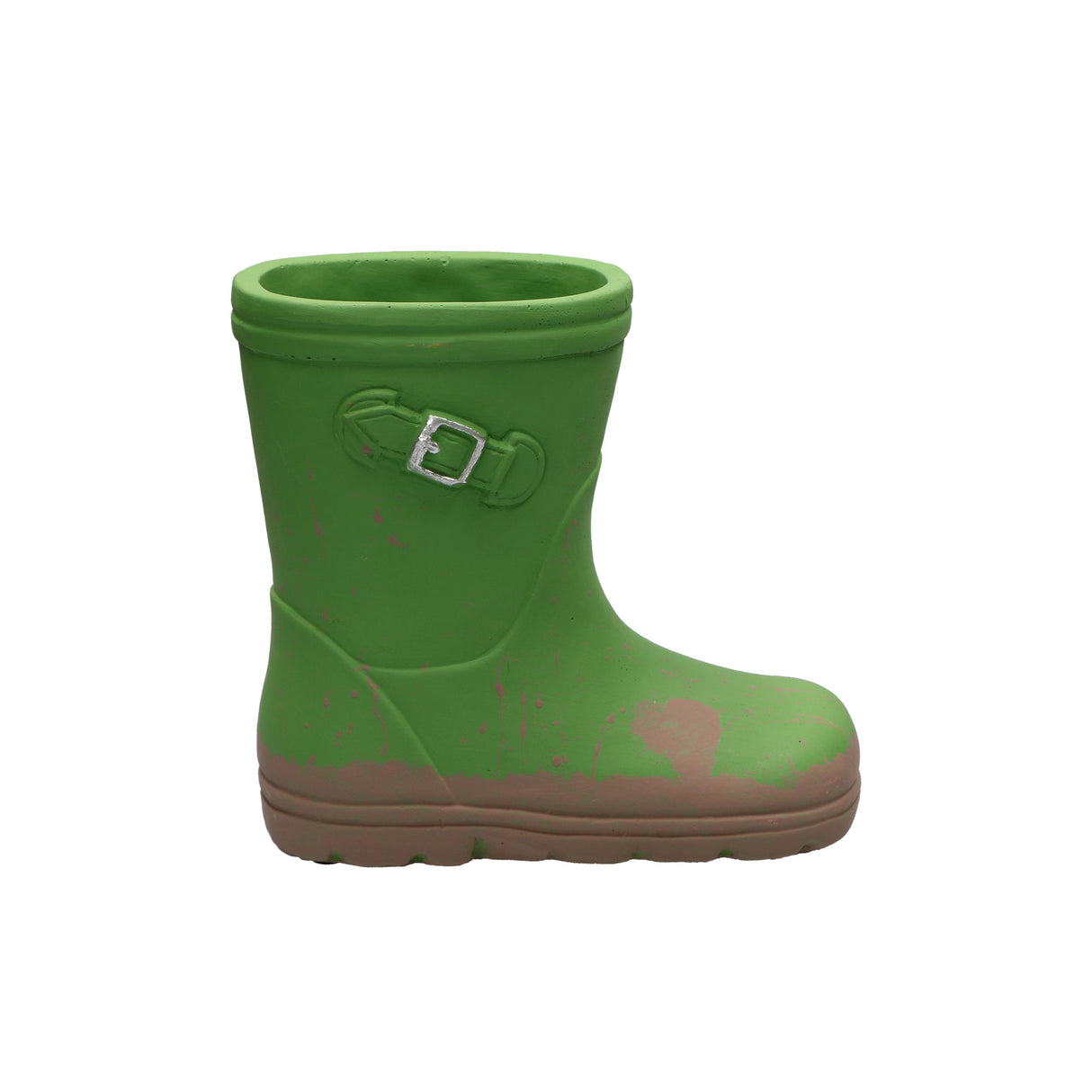 RITUALI DOMESTICI Splash Cachepot Stivale Destro Verde 21x20cm Cemento