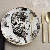 SAMBONET - Rock Antique PVD Champagne Cutlery Set 24 Pieces Stainless Steel Table Service