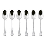 SAMBONET - Taormina Cucchiaini Moka Caffè Set 6 Pezzi Posate Acciaio Inox