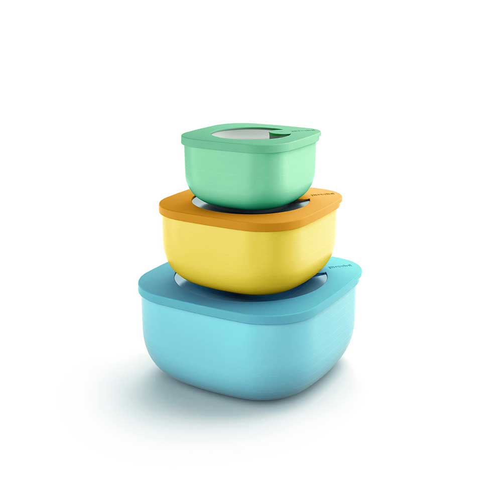 GUZZINI Chef Line Set 3 Contenitori Bassi Store&Plus