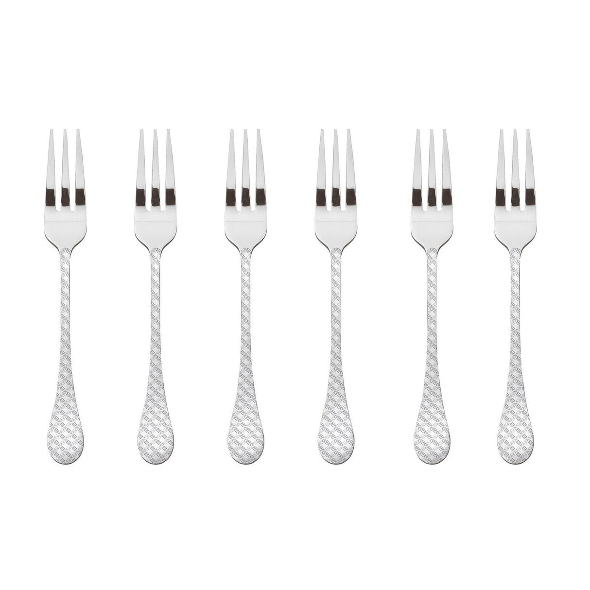 SAMBONET - Taormina Forchette Forchettine Dolce Set 6 Pezzi Posate Acciaio Inox