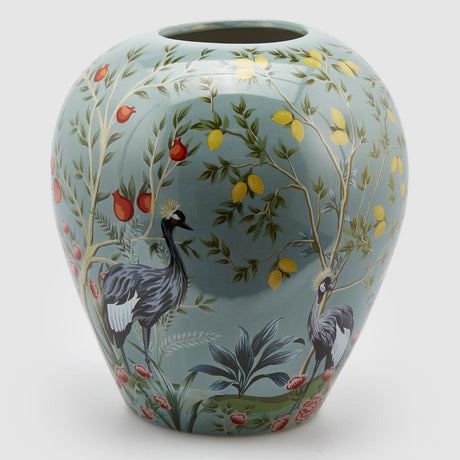 EDG Enzo De Gasperi Vaso Ching 40cm Ceramica Blu