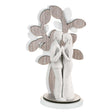 BONGELLI PREZIOSI Scultura Figura Innamorati Albero della Vita 32cm Marmorino