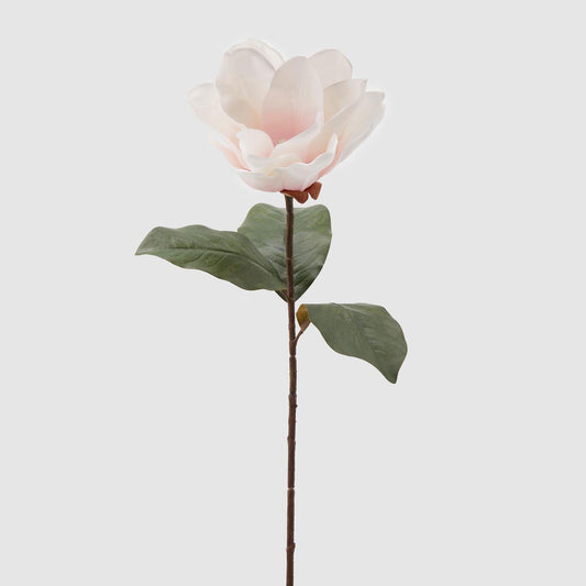 EDG Enzo De Gasperi Fiore Ramo Magnolia Realistico 70cm Bianco Rosa