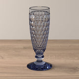 VILLEROY & BOCH Boston Coloured Flute Spumante Blue 145ml Blu Cristallo