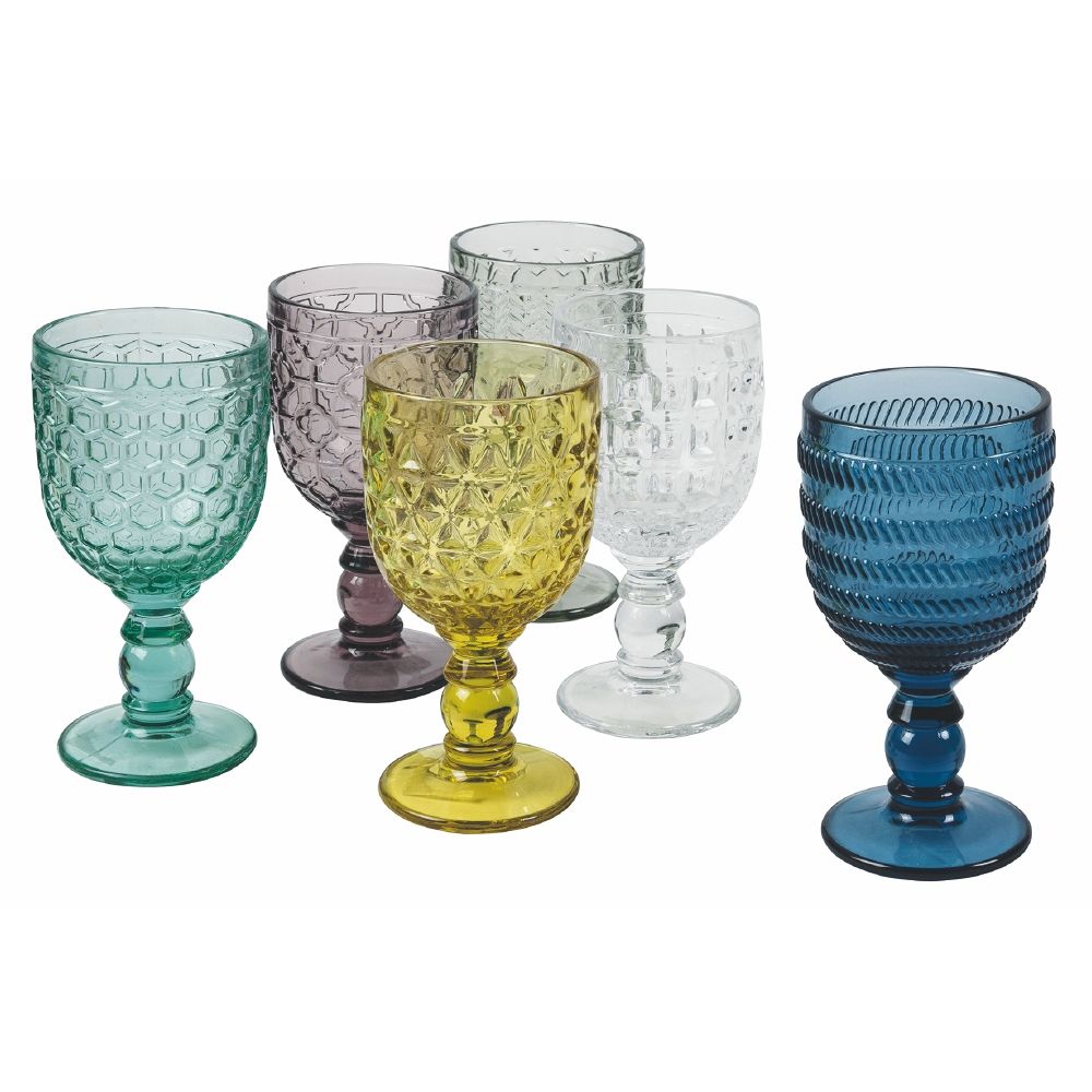 VILLA D'ESTE HOME TIVOLI Geometrie Set 6 Pezzi Calici Bicchieri 280ml 5907788