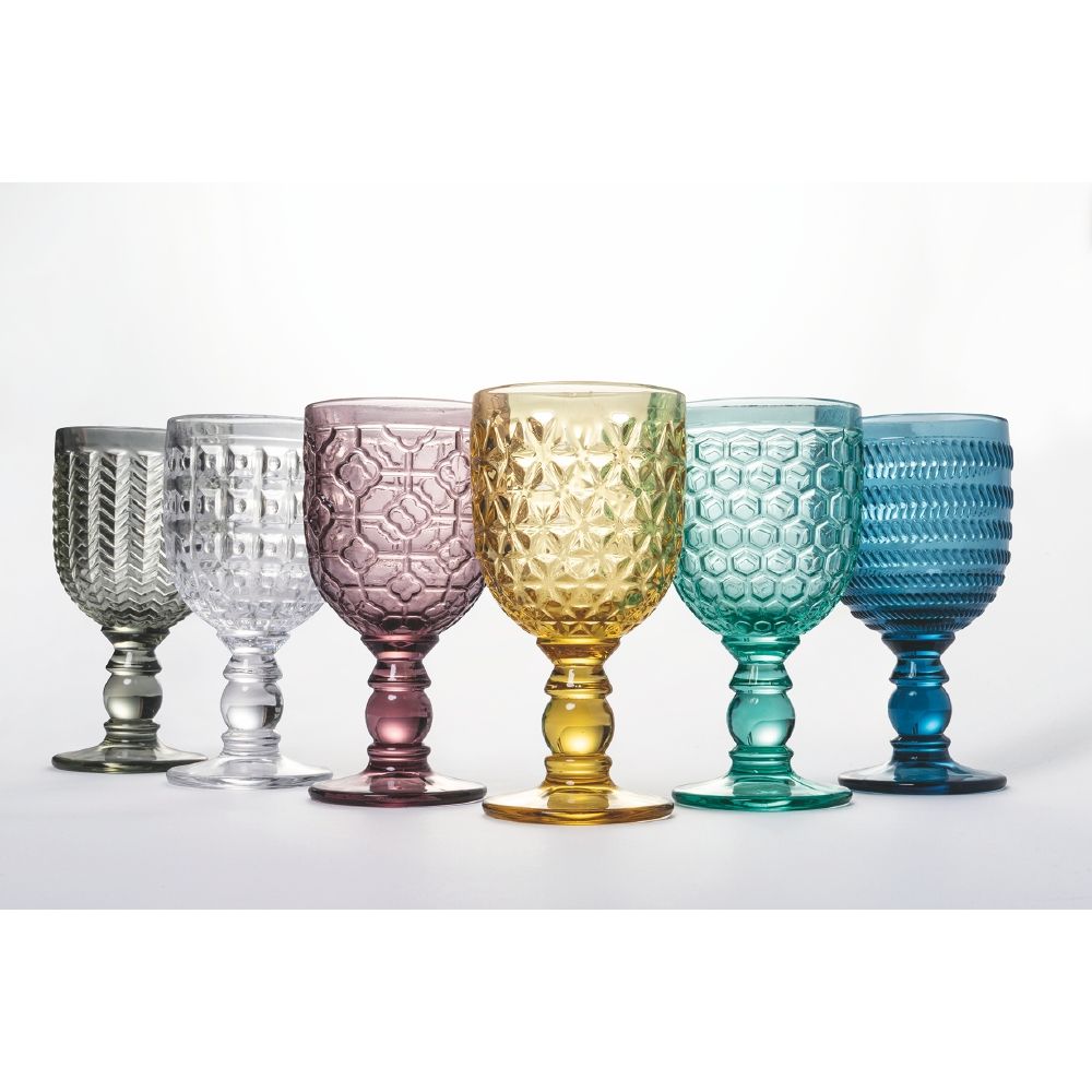 VILLA D'ESTE HOME TIVOLI Geometrie Set 6 Pezzi Calici Bicchieri 280ml 5907788
