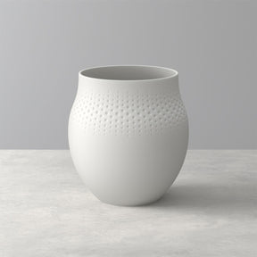 Vaso Carré Manufacture Collier Villeroy & Boch in porcellana opaca 17 cm