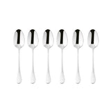 SAMBONET - Bloom Cucchiaini Moka Caffè Set 6 Pezzi Posate Acciaio Inox
