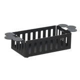 ARTI & MESTIERI Porta Bicchieri Old Nero 12x28cm