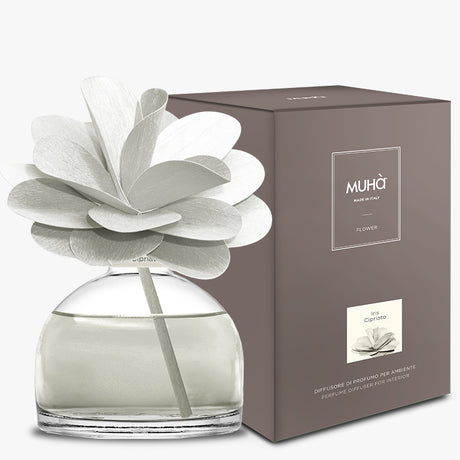 MUHA' Flower 200ml Profumatore D'Ambiente Diffusore Iris Cipriato
