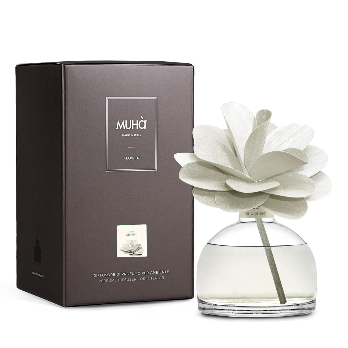 MUHA' Flower 200ml Air Freshener Diffuser Iris Powdery