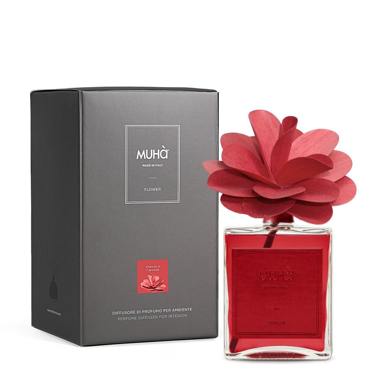 MUHA' Flower 500ml Home Fragrance Diffuser Orange &amp; Cinnamon