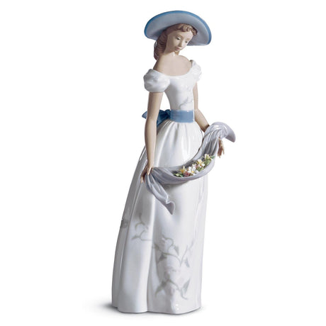 Lladró Figurina Donna Fragranze e Colori 41x18cm Porcellana