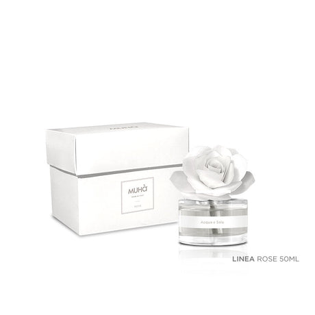 MUHA' Rosa 50ml Profumatore D'Ambiente Diffusore Acqua & Sale