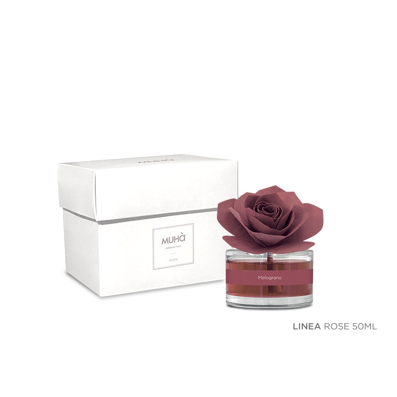MUHA' Rosa 50ml Profumatore D'Ambiente Diffusore Melograno