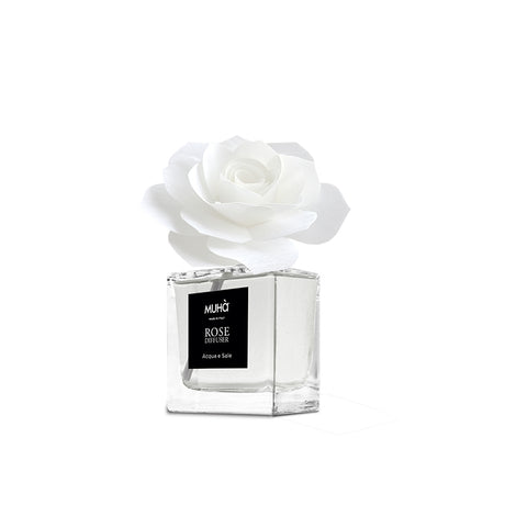 MUHA' Rosa 100ml Profumatore D'Ambiente Diffusore Acqua e Sale