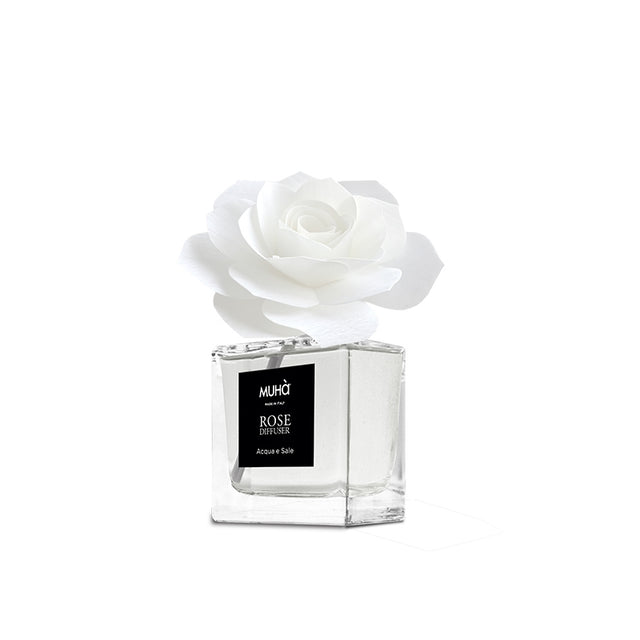 MUHA' Rosa 100ml Profumatore D'Ambiente Diffusore Acqua e Sale