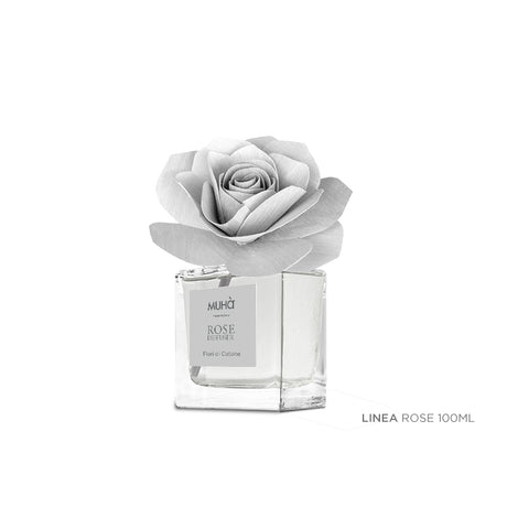 MUHA' Rosa 100ml Profumatore D'Ambiente Diffusore Fiori di Cotone