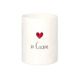 SIMPLE DAY Ladle Holder for Utensils and Cutlery in the Kitchen 14x18cm Stoneware