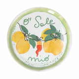 ROSE & TULIPANI Piatto Pizza O' Sole Mio 31cm Verde Porcellana