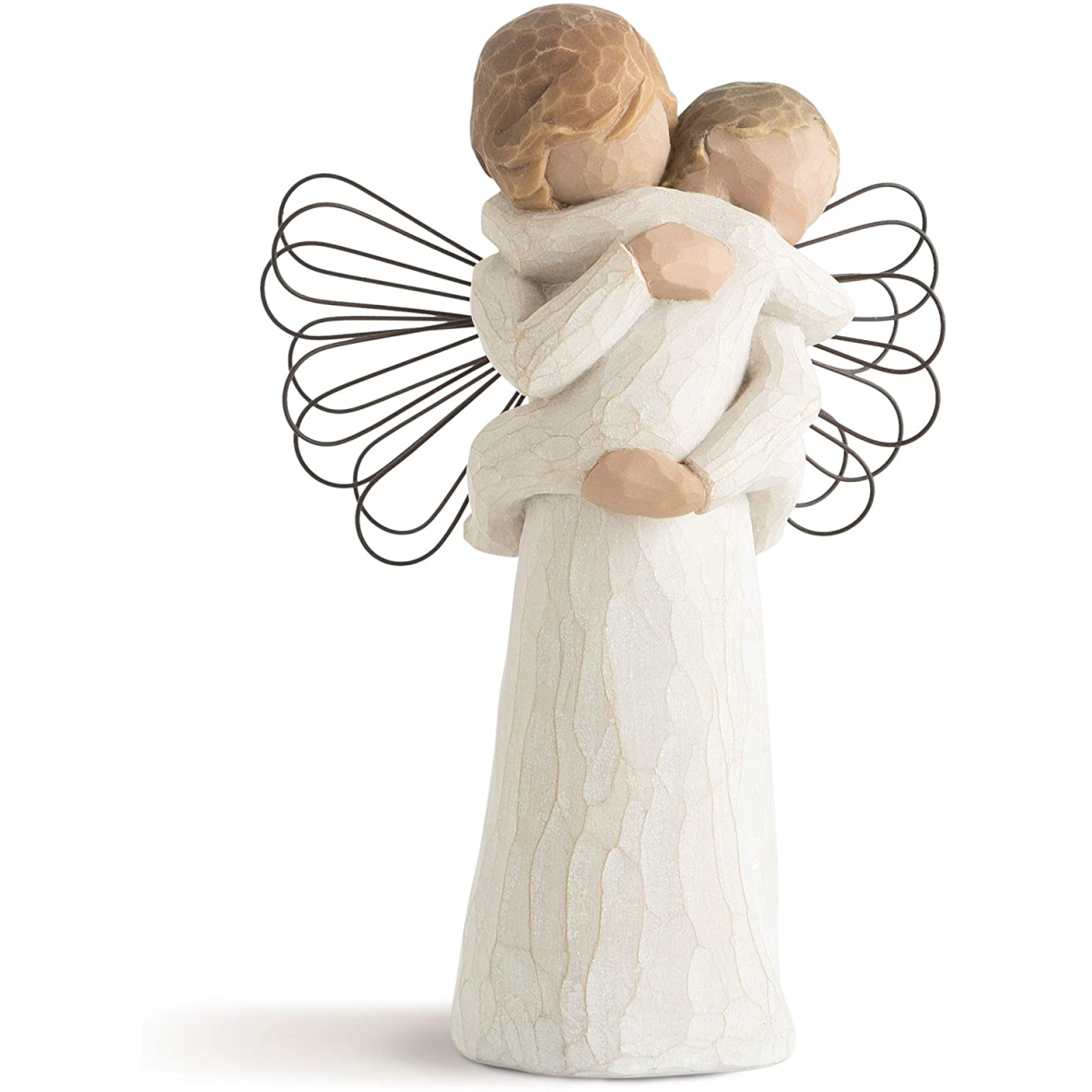 WILLOW TREE Figurina Statuina Angelo dell'Abbraccio Design di Susan Lordi 14cm Resina