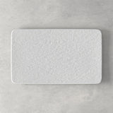VILLEROY & BOCH Manufacture Rock Bianco Piatto Rettangolare 28x17cm Porcellana