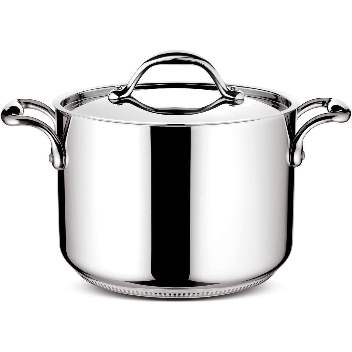 LAGOSTINA - Accademia Pentola con Coperchio 2 Maniglie 24 cm Acciaio Inox