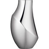 GEORG JENSEN Vaso Flora Medio 23 Acciaio Inox Lucidato a Specchio