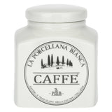 LA PORCELLANA BIANCA - Conserva Barattolo Contenitore Caffè 0,5L