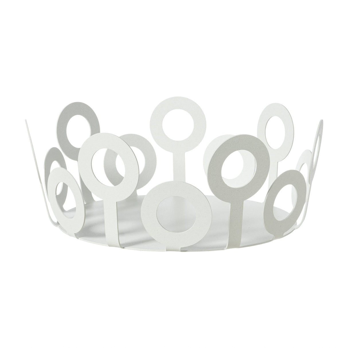 ARTI & MESTIERI Centrotavola Piccolo Bollicine Bianco Marmo 10x22,5cm