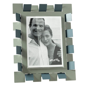 Portafoto Vertigo Maxi Arti & Mestieri in ferro colore giada 34,5x29,4 cm