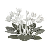ARTI & MESTIERI Centro Tavola di Design Ciclamino Verde Salvia E Bianco