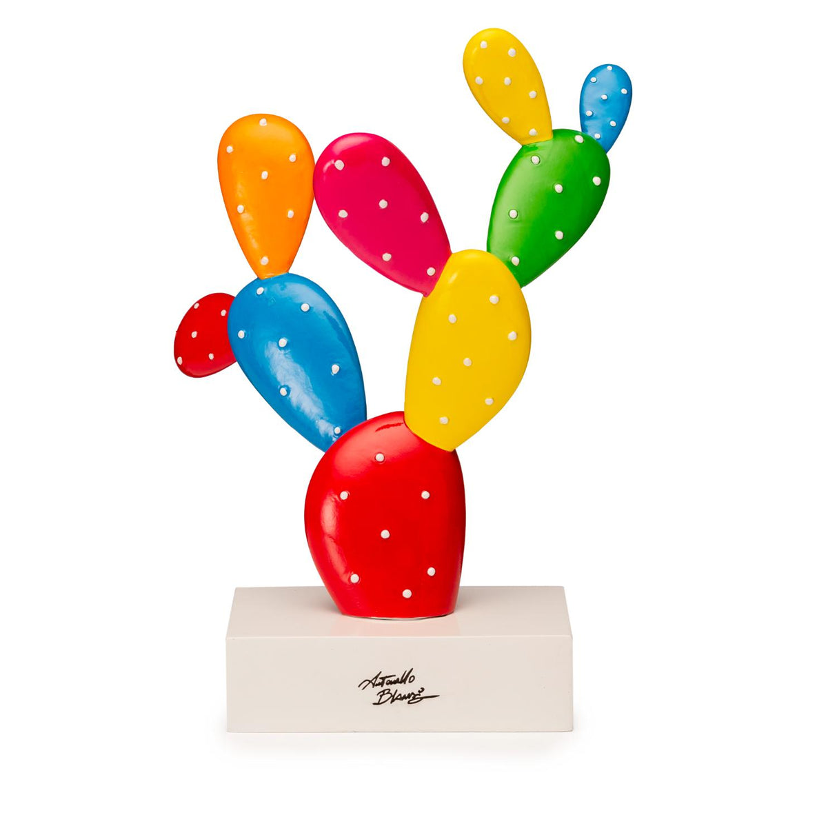 PALAIS ROYAL Decorazione Scultura Fico d'India Fichi Allegri 45cm Multicolore