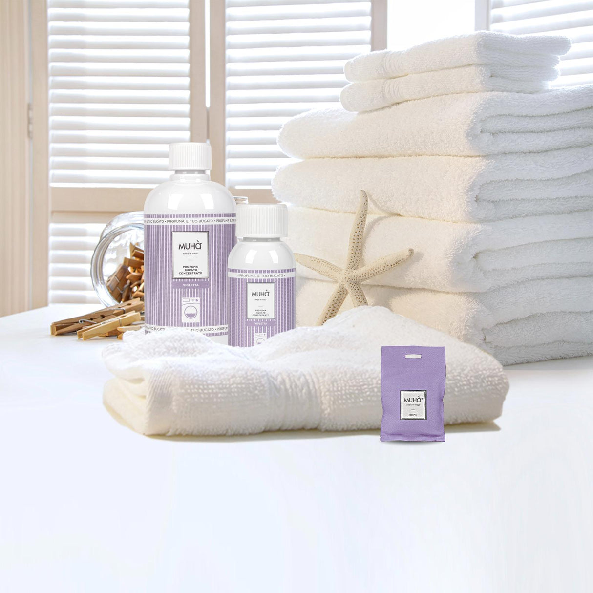 MUHA' Profumo Bucato Lavatrice 400ml Violetta