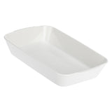 LA PORCELAINA BIANCA - Anghiari Rounded Rectangular Baking Tray 35x22cm