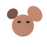 ARTI & MESTIERI Set Ganci Appendiabiti Mik 2 Pezzi Mocha Mousse 14,2x16,3cm