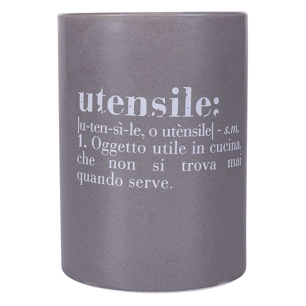VILLA D'ESTE HOME TIVOLI Victionary Barattolo Porta Utensili 10x14,5cm Ceramica