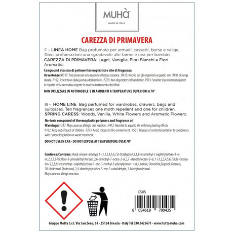 MUHA' Bag Profuma Cassetti e Armadio Carezza di Primavera