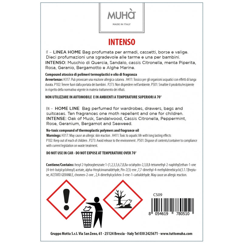 MUHA' Bag Profuma Cassetti e Armadio Intenso