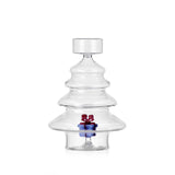 ICHENDORF Christmas Tales Tealight Regalo Azzurro 16,5cm Vetro Borosilicato