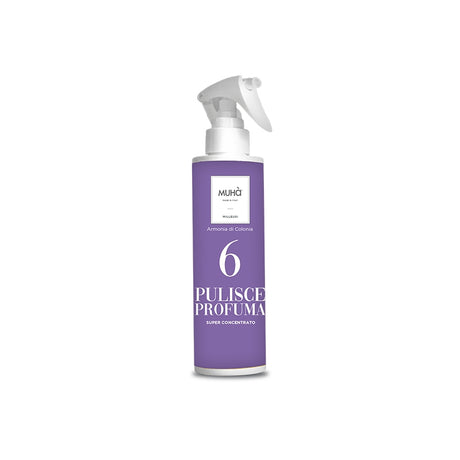 MUHA' Flacone Spray Detergente Milleusi 200ml Armonia di Colionia