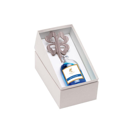 HYPNO CASA Diffusore con Bastoncini Sagoma Quadrifoglio 100ml Aria di Mare