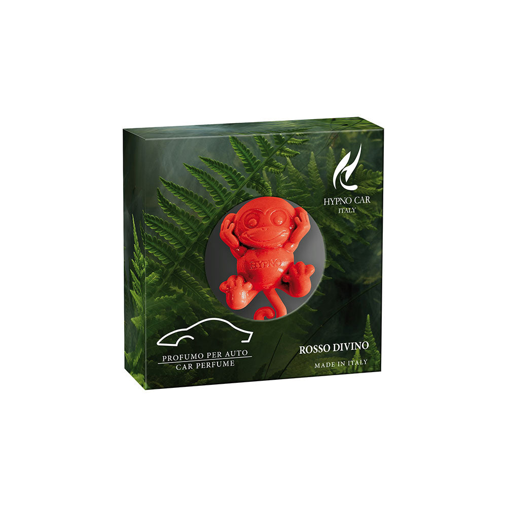HYPNO CASA - Profumatore Deodorante per Auto Scimmia Rosso Rosso Divino