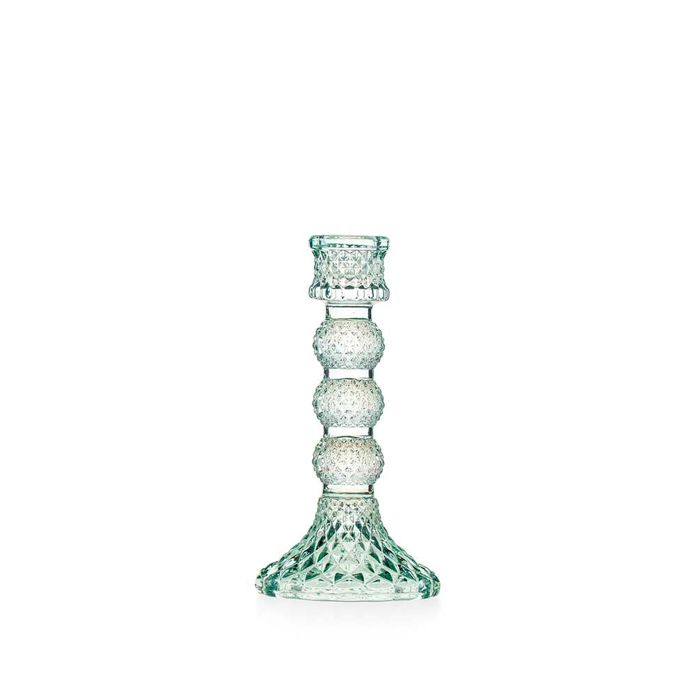 EMÒ ITALIA Convivium Candeliere in Vetro Verde 15,5cm