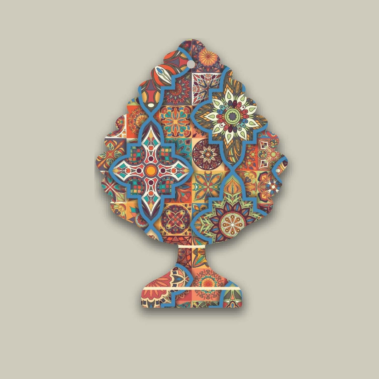 PALAIS ROYAL - 100% Melamine Pine Cone Trivet 23 cm Kitchen