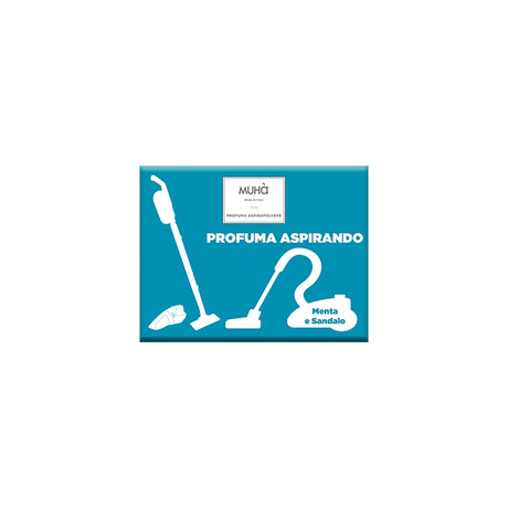 MUHA' Profuma Aspirapolvere Set 5 Buste Menta e Sandalo
