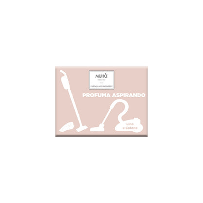 MUHA' Profuma Aspirapolvere Set 5 Buste Lino e Cotone
