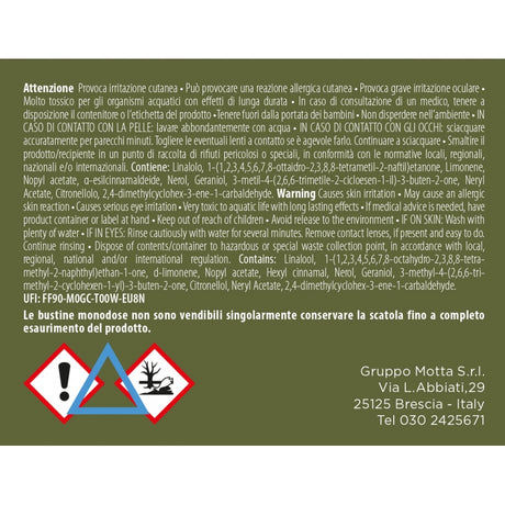 MUHA' Profuma Aspirapolvere Set 5 Buste Mosto Supremo