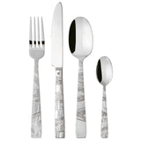 SAMBONET Jungle Servizio Tavola Posate Set 24 Pezzi Acciaio Inox